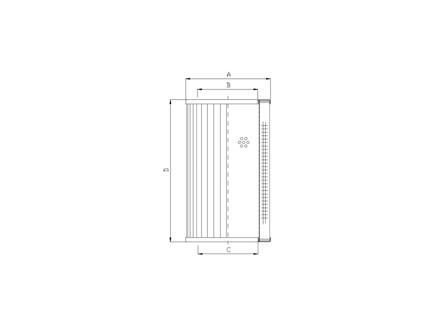 Original FILTREC Filterelement für Druckfilter DMD760L20B