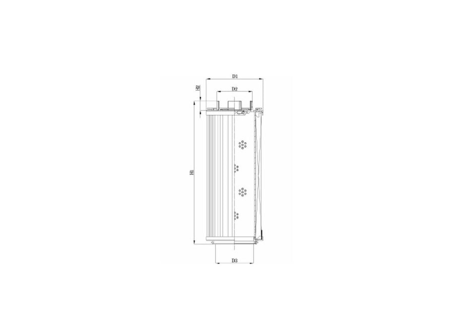Original FILTREC Filterelement für Rücklauffilter RHR1300S200B0/AB1
