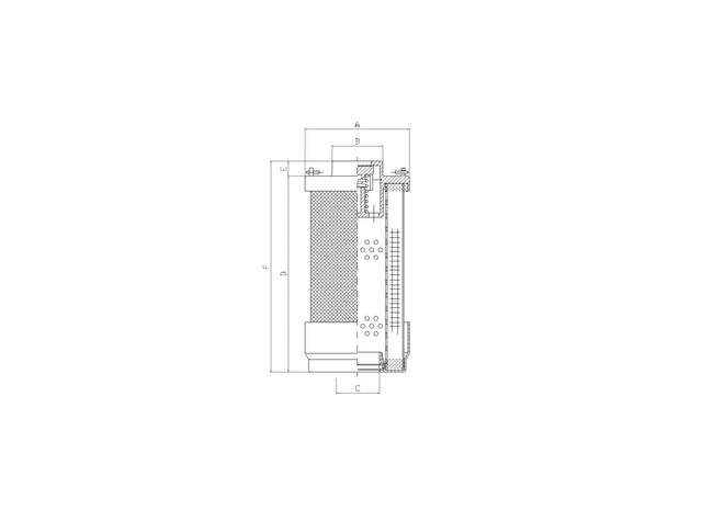 Original FILTREC Filterelement für Rücklauffilter RHR210G20B