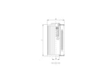 Original FILTREC Filterelement für Rücklauffilter RLR210E10B/1
