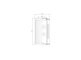 Original FILTREC Hydraulikfilterelement (Druckfilter) D113G25A