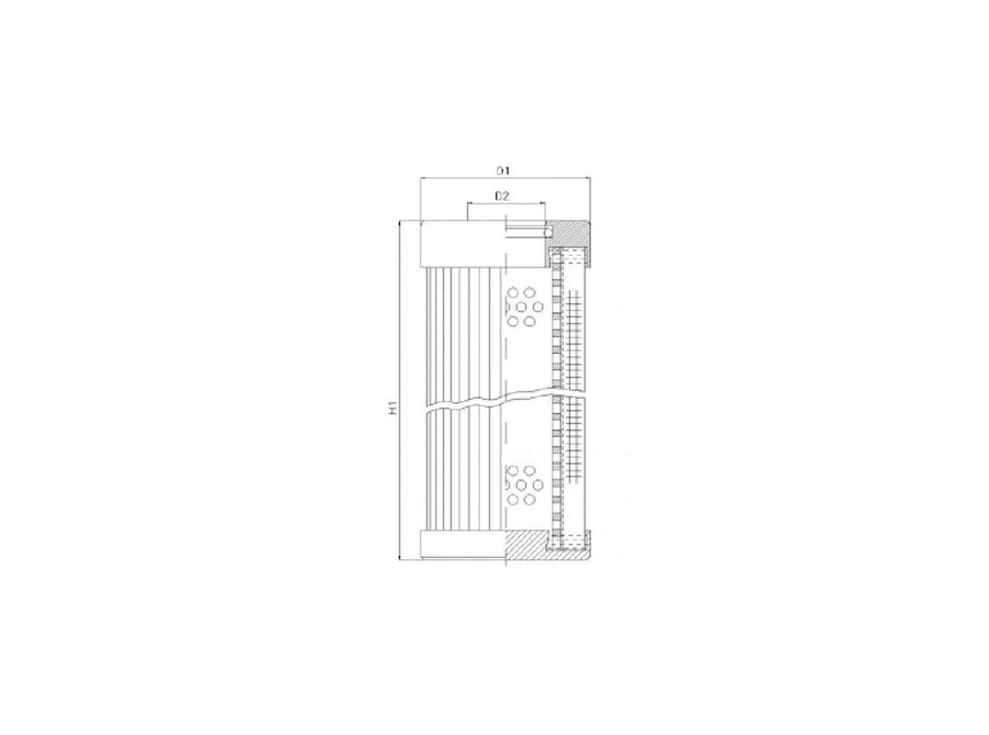 Original FILTREC Hydraulikfilterelement (Druckfilter) XD160T100B