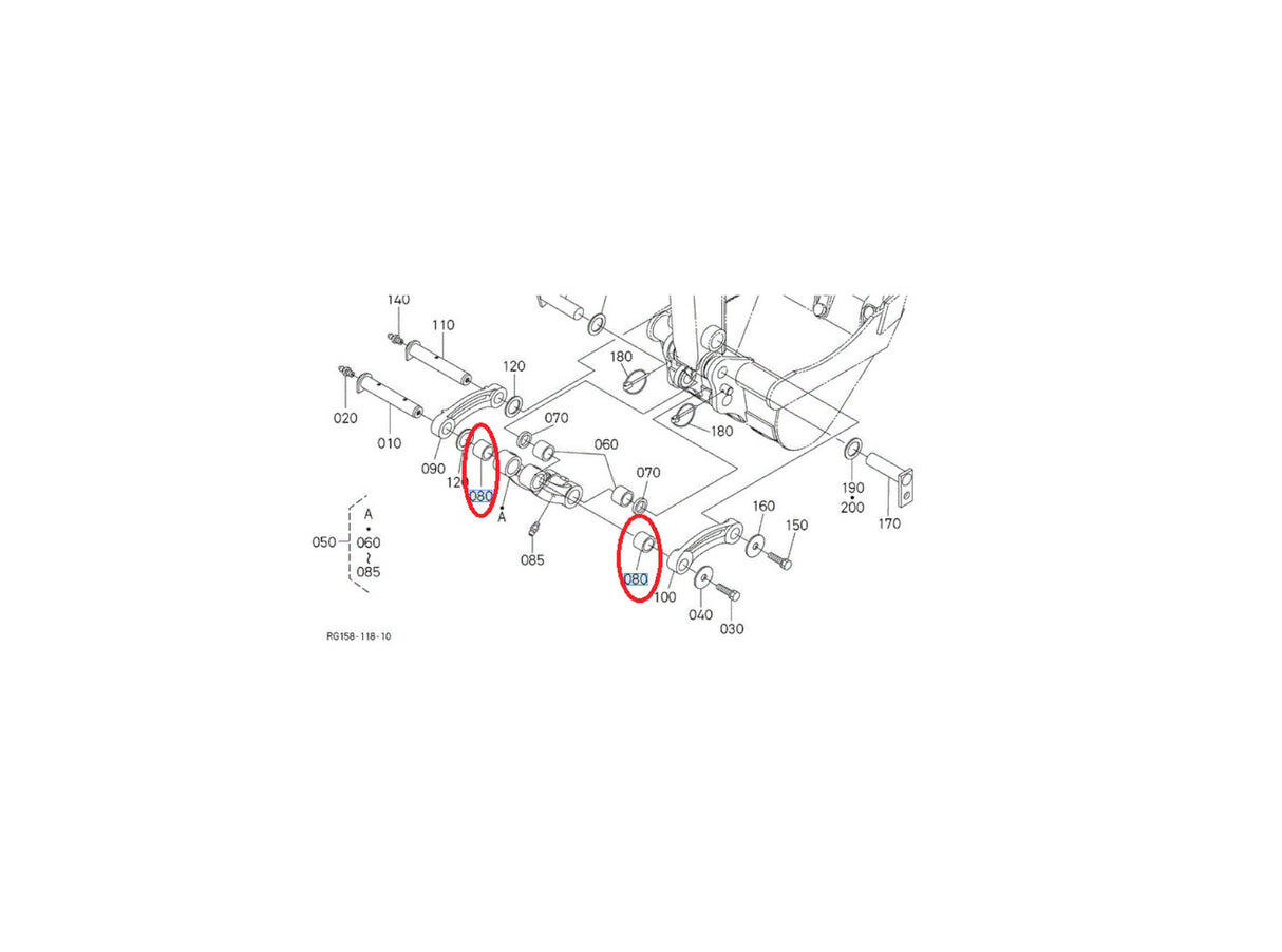 Socket Kubota d'origine RG138-66780