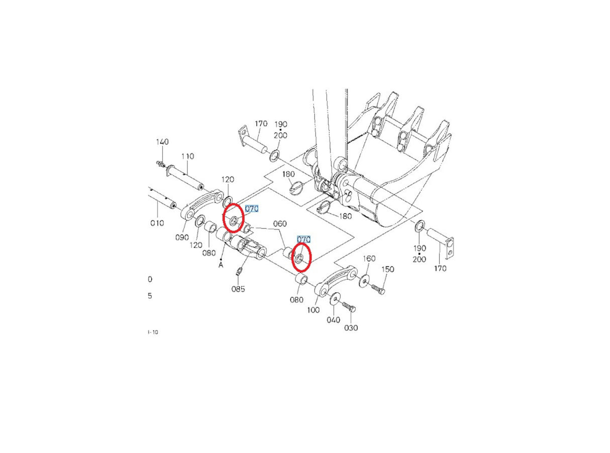 Original Kubota Dust Seal RG24676530