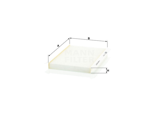 Original MANN-FILTER Innenraumfilterelement CU 2532