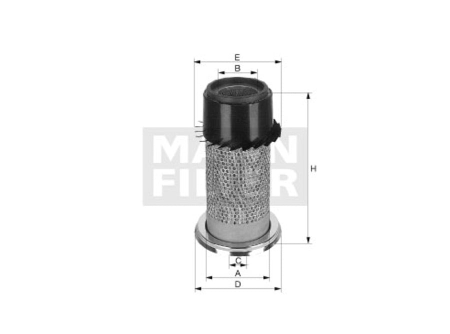 Original MANN-FILTER Luftfilterelement C 1588 x