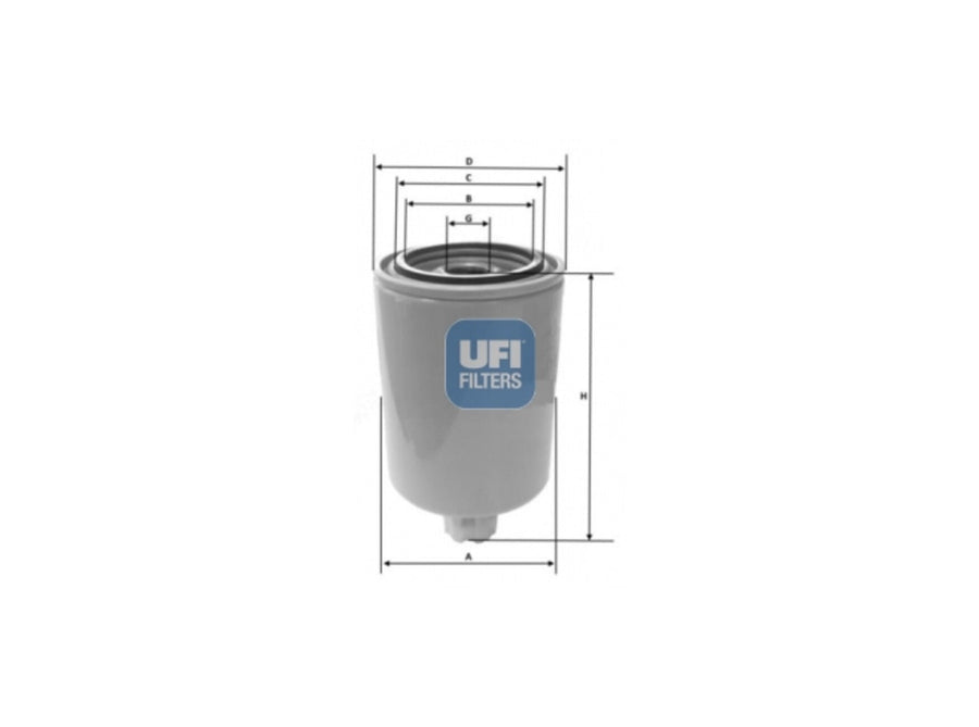 Original UFI Filters Kraftstofffilterelement 24.039.00