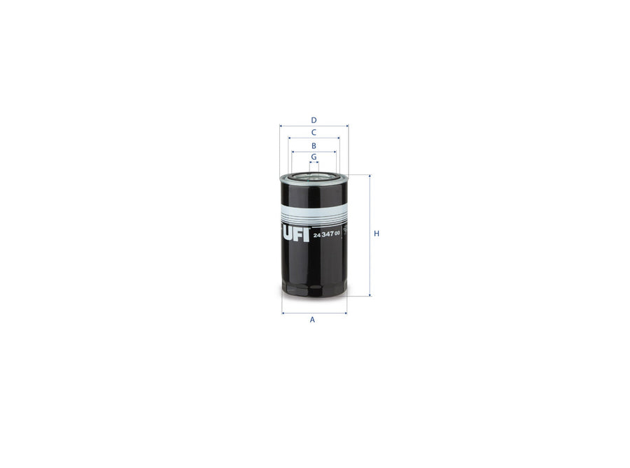 Original UFI Filters Kraftstofffilter SpinOn 24.347.00