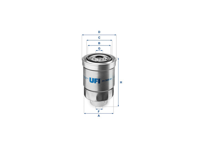 Original UFI Filters Kraftstofffilterelement 24.366.00
