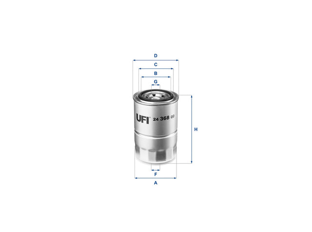 Original UFI Filters Kraftstofffilterelement 24.368.00
