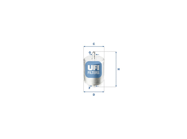 Original UFI Filters Kraftstofffilterelement 31.760.00
