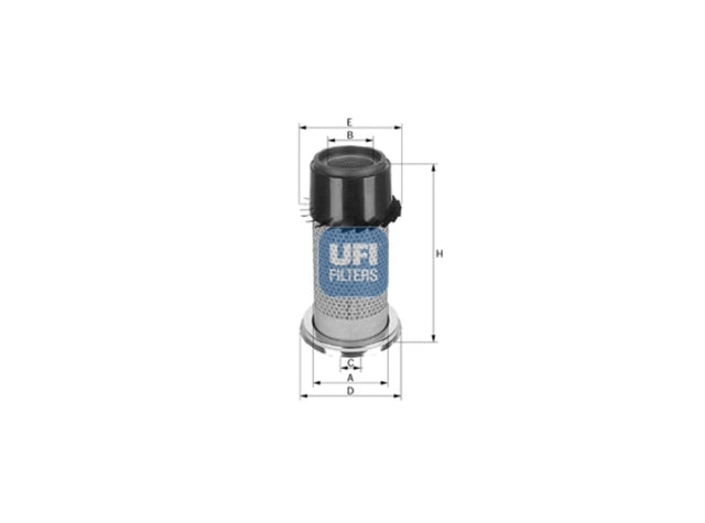 Original UFI Filters Luftfilterelement 27.227.00