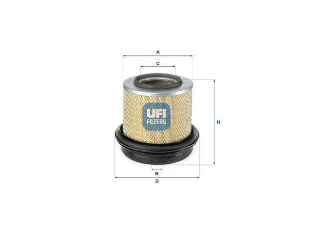 Original UFI Filters Luftfilterelement 27.989.00