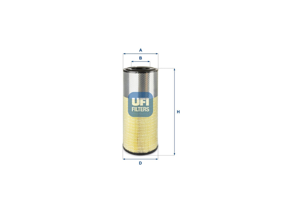 Original UFI Filters Luftfilterelement 27.A17.00