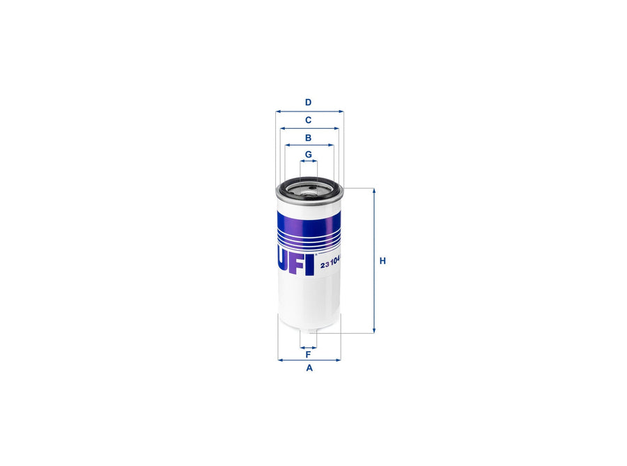 Original UFI Filters Ölfilter SpinOn 23.104.00