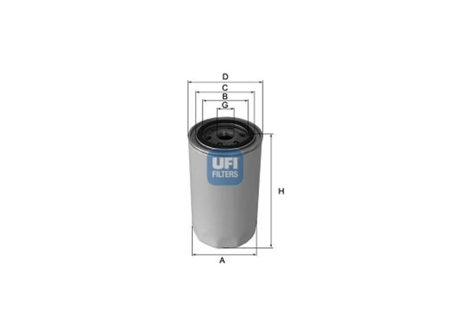 Original UFI Filters Ölfilter SpinOn 23.108.02