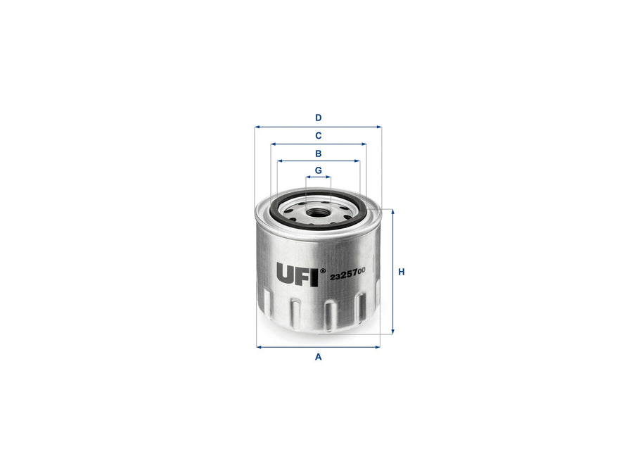 Original UFI Filters Ölfilter SpinOn 23.257.00