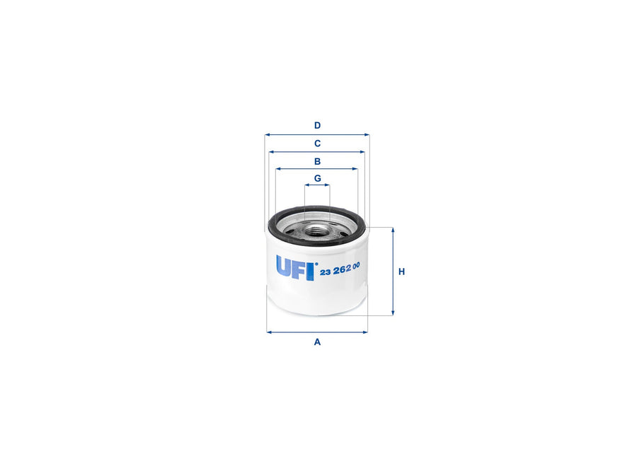 Original UFI Filters Ölfilter SpinOn 23.262.00