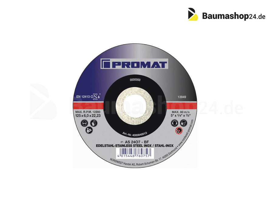 Promat Schruppscheibe D115xS6x22,23mm 4000840009