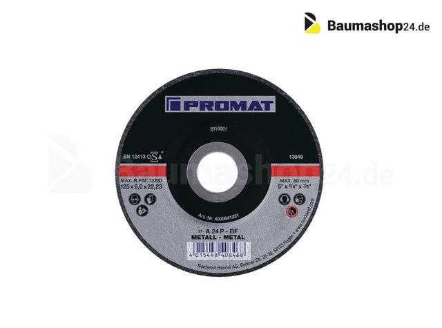 Promat Schruppscheibe D125xS6x22,23mm 4000841321