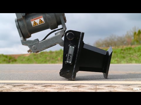 WR60 Root Rat avec adaptateur de changeur rapide MS03 - 2,0 à 6,0 tonnes