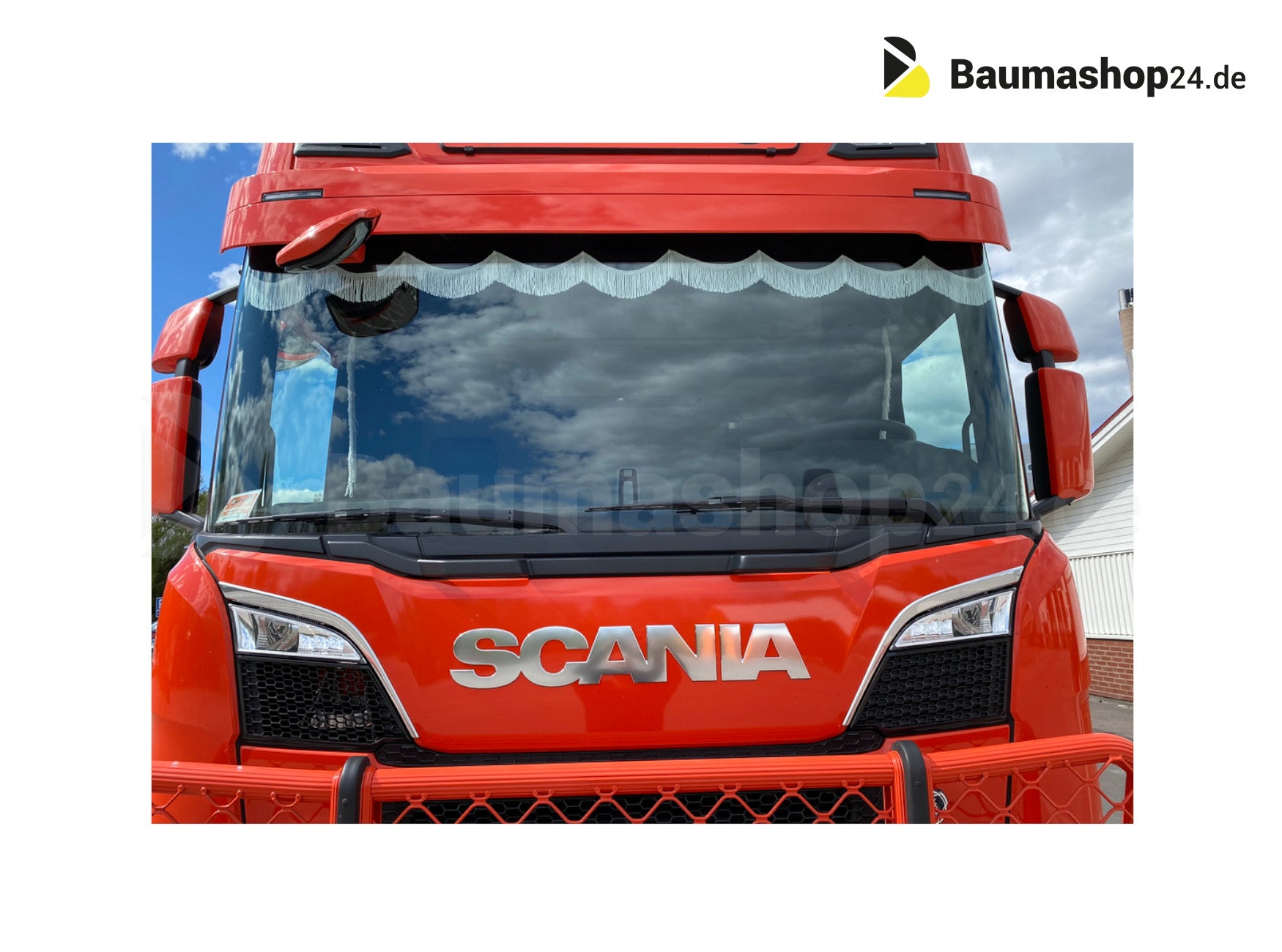 Vorhang mit Fransen für LKW